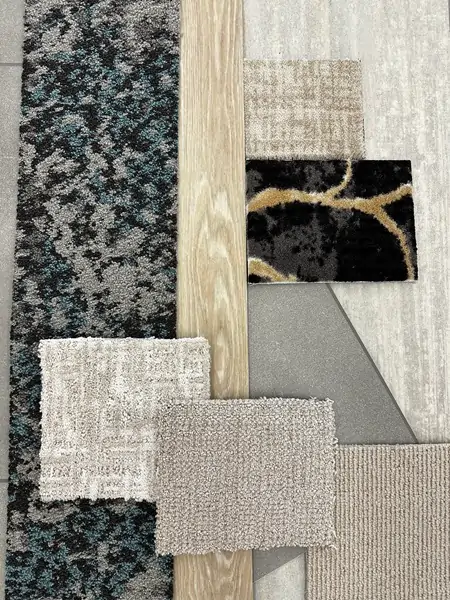Flooring samples for Hopkins Carpet One